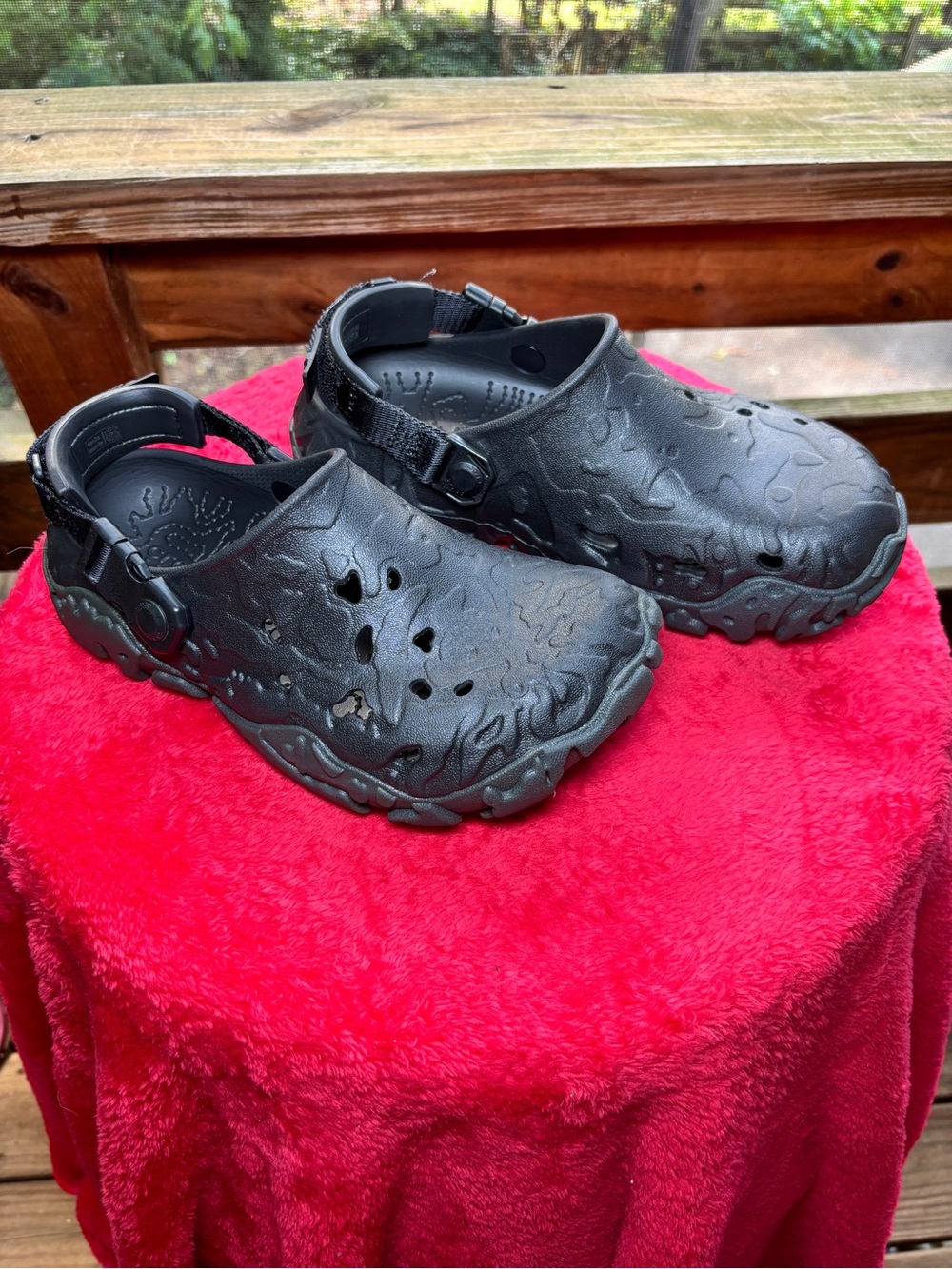 CROCS Mens ALL-TERRAIN ATLAS CLOG 208391-060 Black US Mens 5 Women’s 7